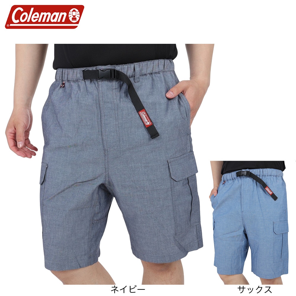 コールマン（Coleman）（メンズ）ショートパンツ ハーフパンツ X4330A SAX サックス 綿100