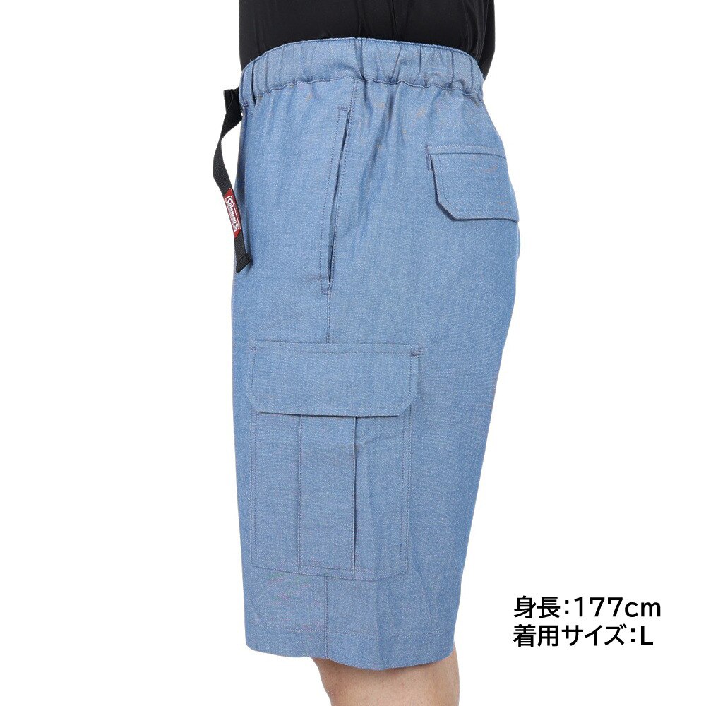 コールマン（Coleman）（メンズ）ショートパンツ ハーフパンツ X4330A SAX サックス 綿100