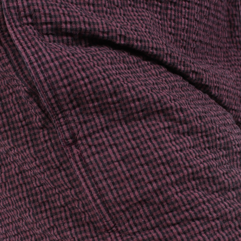 グラミチ（Gramicci）（メンズ）ショートパンツ O.G.シアサッカー G-ショーツ G3SM-P020-DUSTY MAROON エンジ