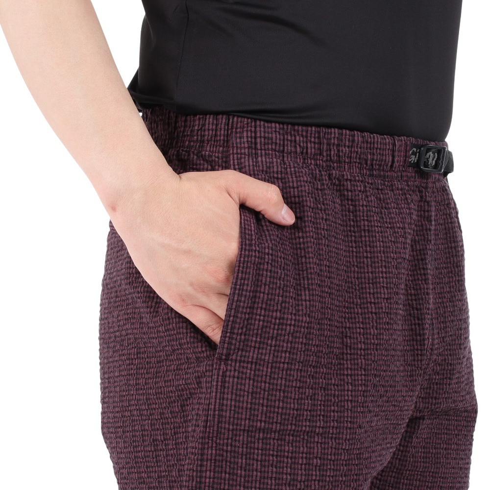 グラミチ（Gramicci）（メンズ）ショートパンツ O.G.シアサッカー G-ショーツ G3SM-P020-DUSTY MAROON エンジ