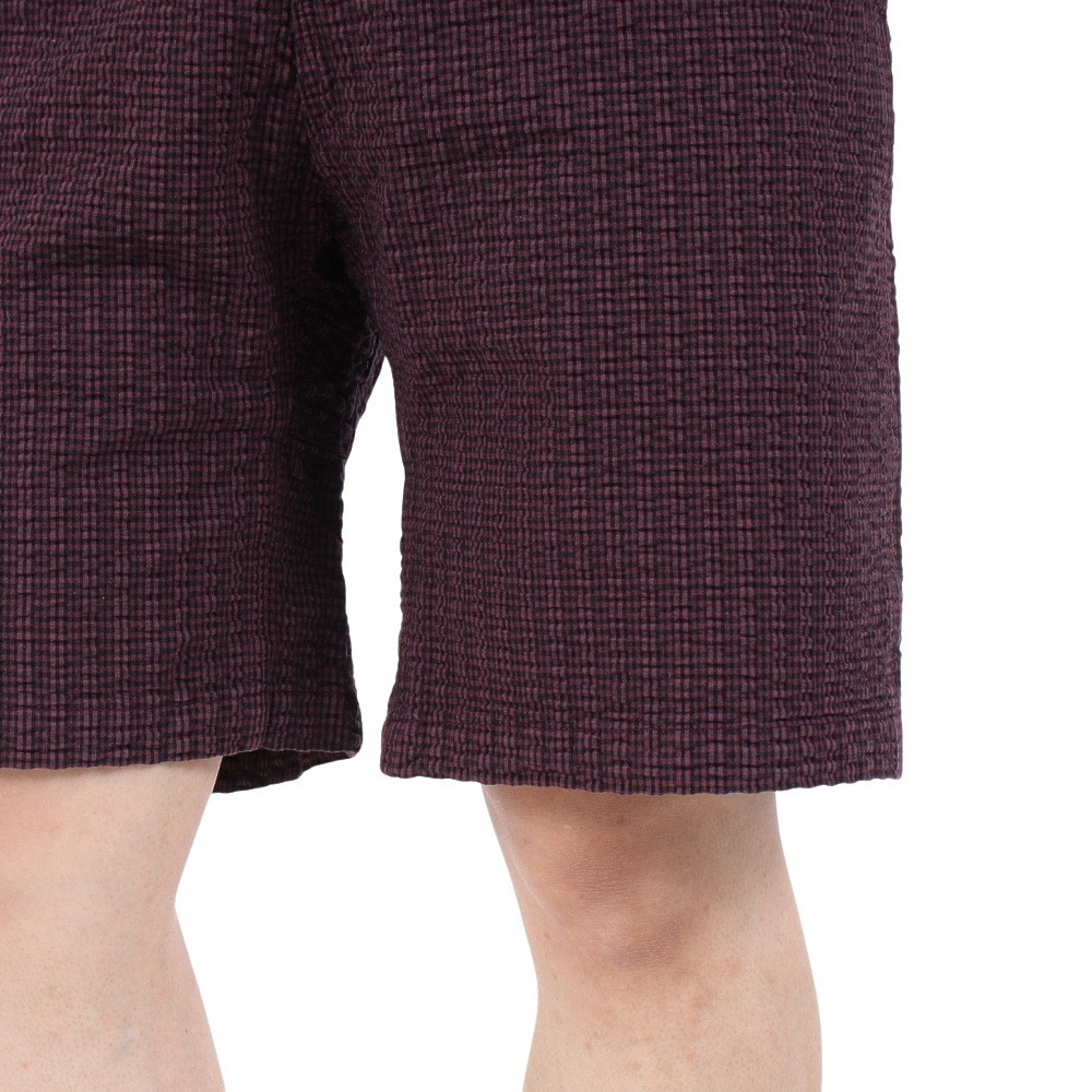 グラミチ（Gramicci）（メンズ）ショートパンツ O.G.シアサッカー G-ショーツ G3SM-P020-DUSTY MAROON エンジ