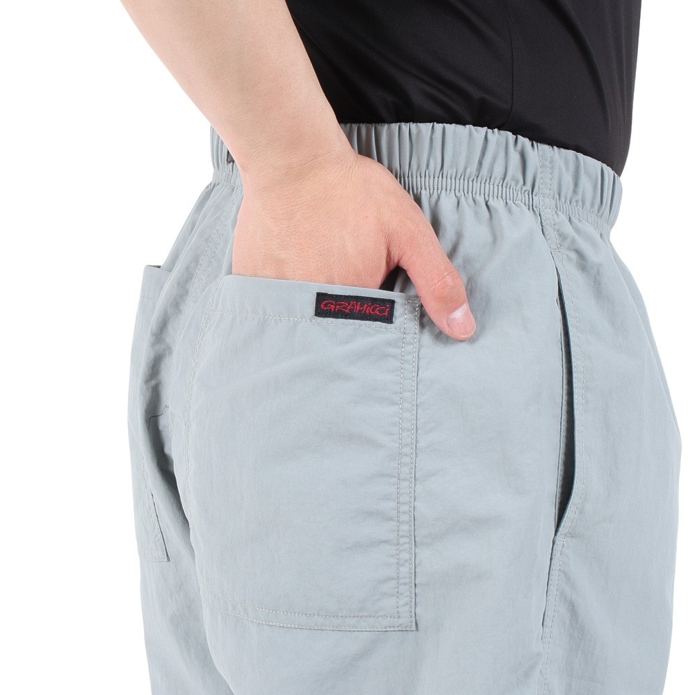 グラミチ（Gramicci）（メンズ）水陸両用 撥水 ショートパンツ ナイロンルーズショーツ G3SU-P070-LIMESTONEGREY ライトグレー