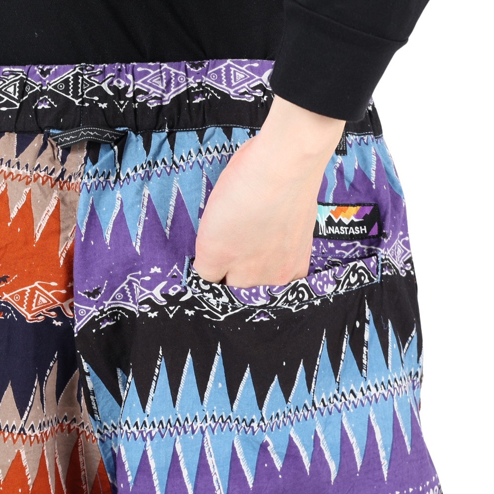 マナスタッシュ（MANASTASH）（メンズ）リラックスパンツ ショートパンツ JAIPUR ジャイプールショーツ 23 792-3113012 PANEL クレイジー
