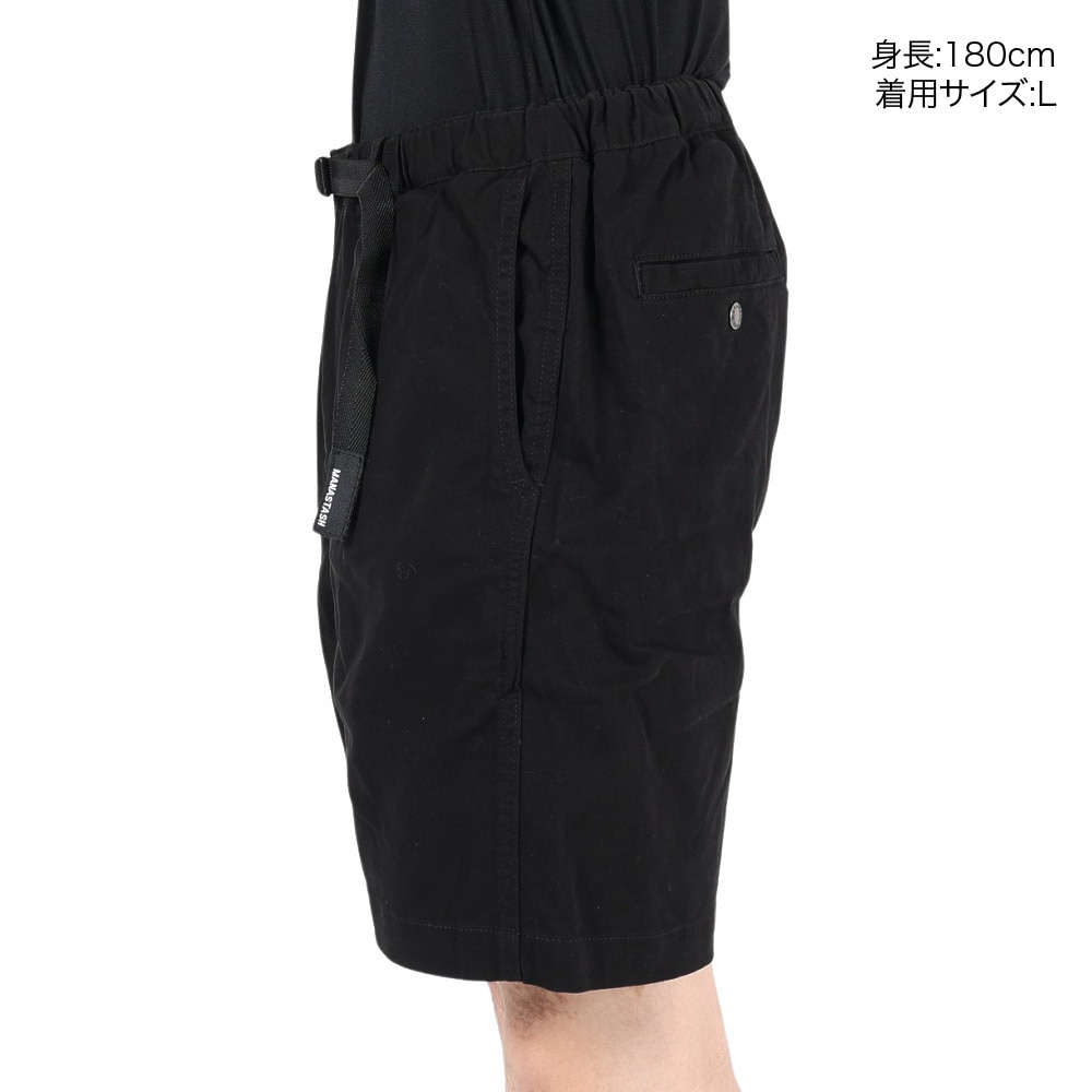 マナスタッシュ（MANASTASH）（メンズ）ガゼットクロッチ ショートパンツ FLEX CLIMBER ワイドショーツ 792-3913004 BLK ブラック
