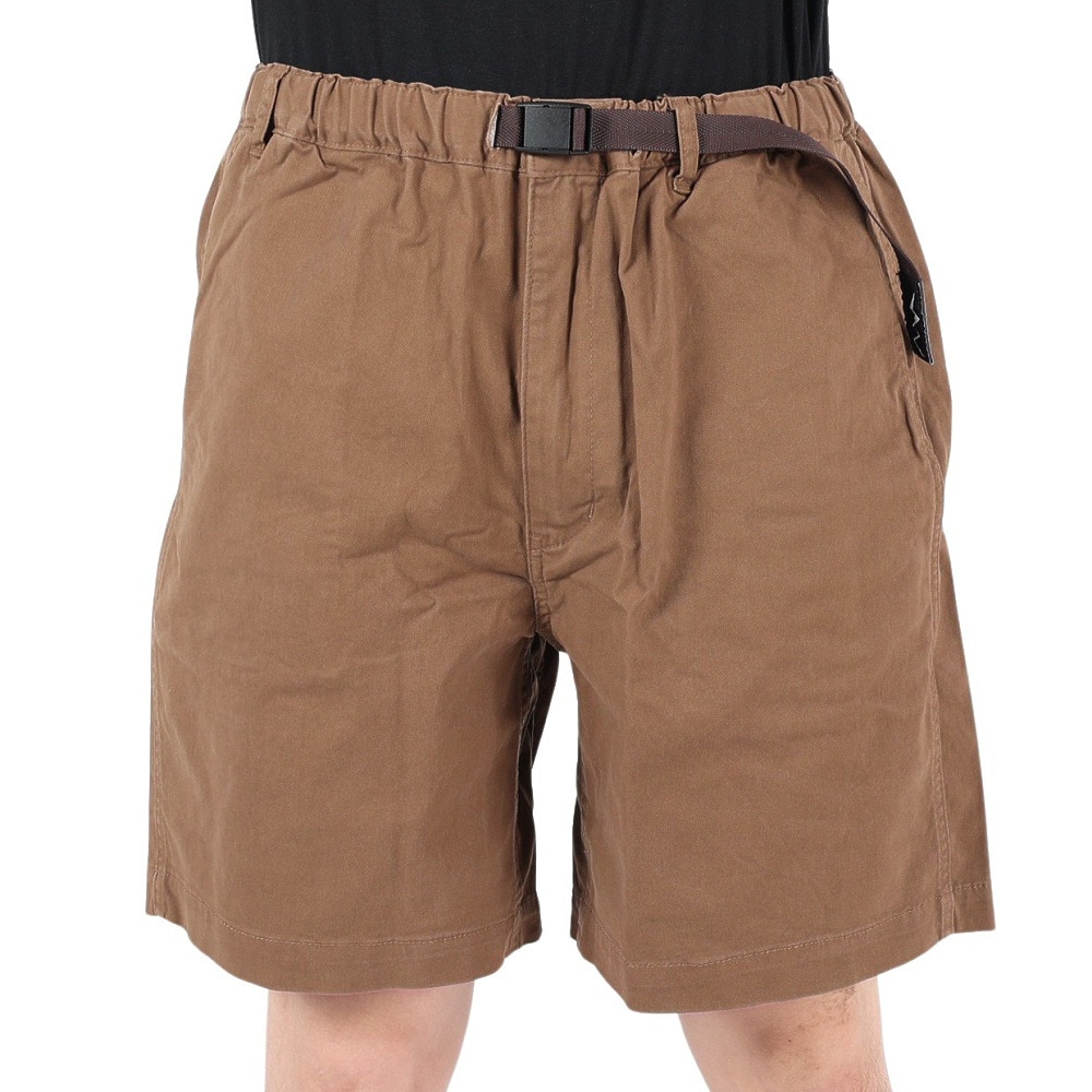 マナスタッシュ（MANASTASH）（メンズ）ガゼットクロッチ ショートパンツ FLEX CLIMBER ワイドショーツ 792-3913004 BRN ブラウン