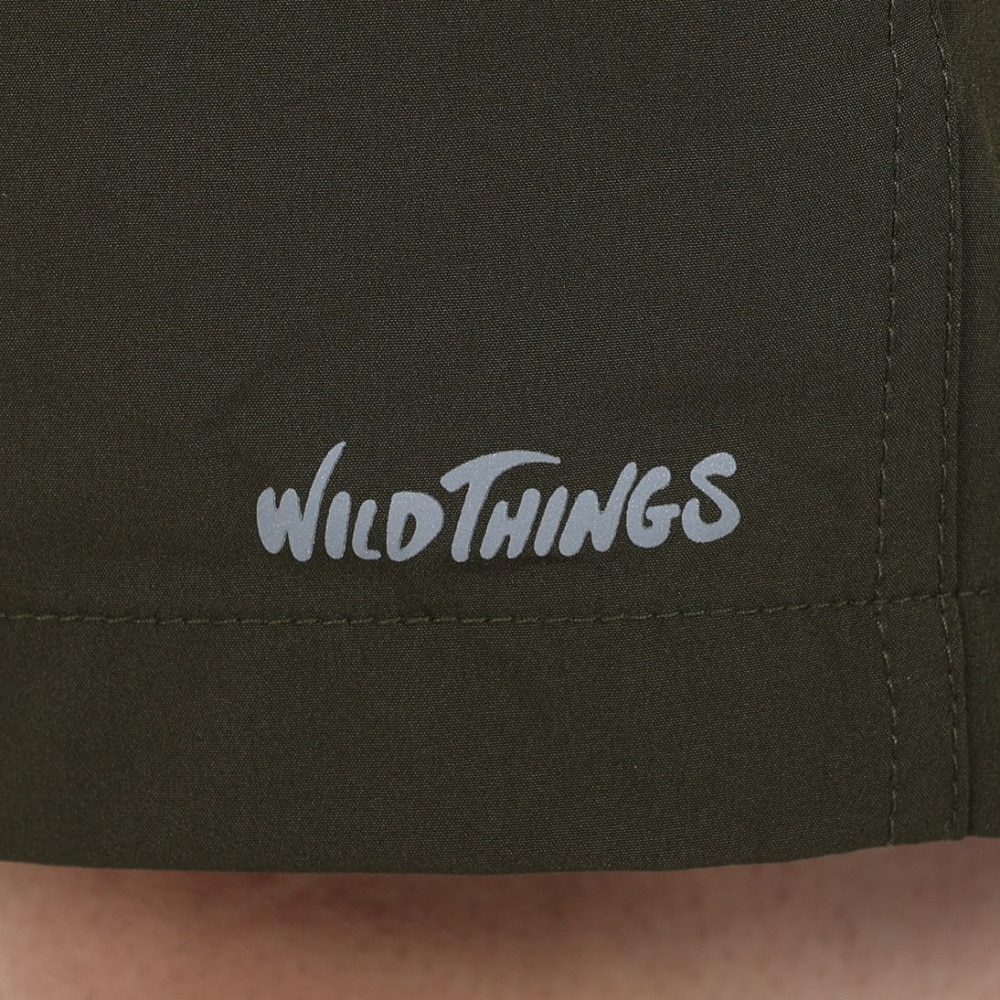 ワイルドシングス（WILD THINGS）（メンズ）ショートパンツ エラスティック ナイロン ベース ショーツ WT23026AD-OLIVE オリーブ
