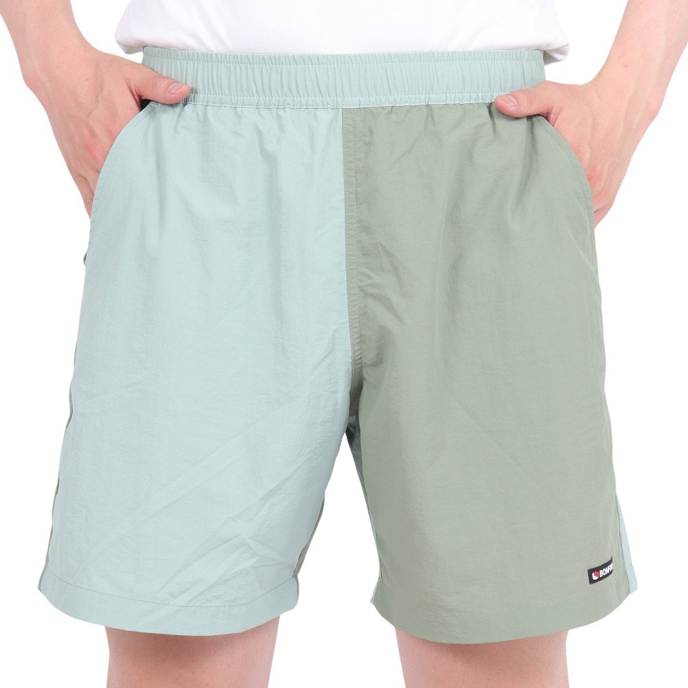 ボンファイア（Bonfire）（メンズ）撥水 軽量 ショートパンツ ポケッタブルフリーリーショーツ 50BNF4FEG2330 MNT ミント コンパクト