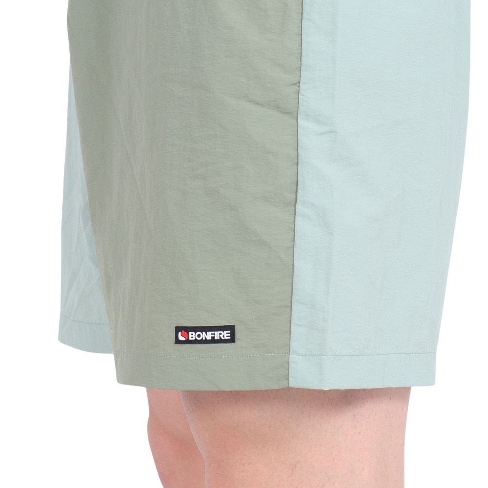 ボンファイア（Bonfire）（メンズ）撥水 軽量 ショートパンツ ポケッタブルフリーリーショーツ 50BNF4FEG2330 MNT ミント コンパクト