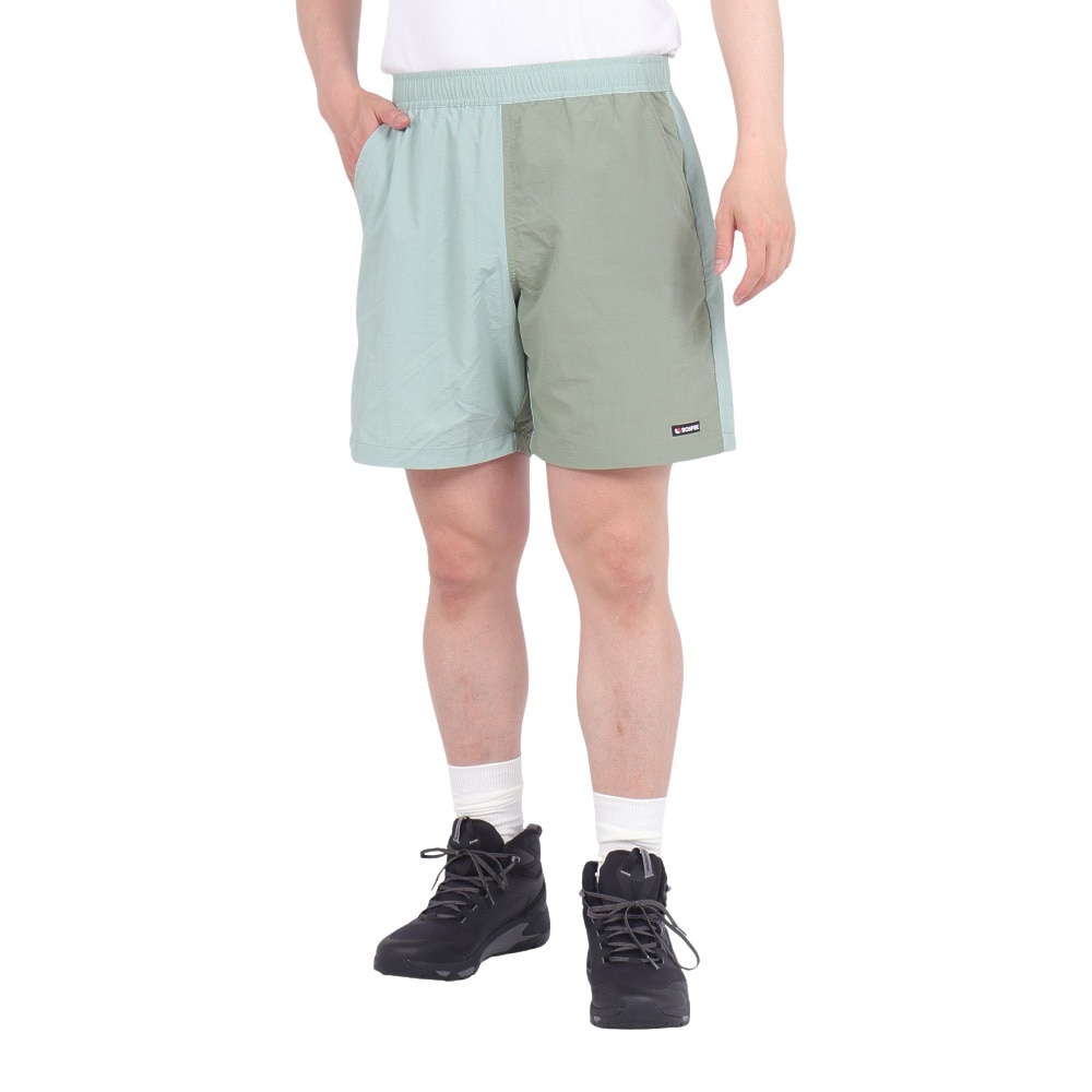 ボンファイア（Bonfire）（メンズ）撥水 軽量 ショートパンツ ポケッタブルフリーリーショーツ 50BNF4FEG2330 MNT ミント コンパクト