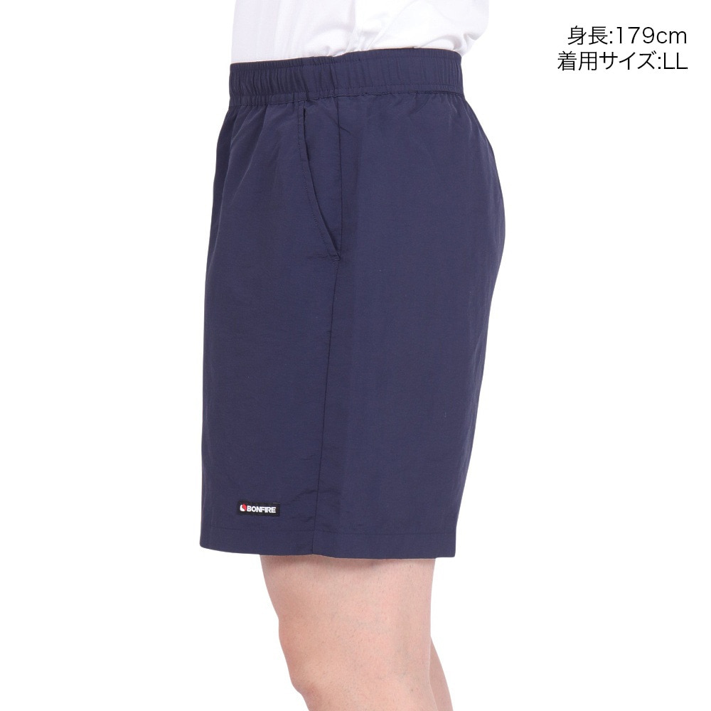 ボンファイア（Bonfire）（メンズ）撥水 軽量 ショートパンツ ポケッタブルフリーリーショーツ 50BNF4FEG2330 NVY ネイビー コンパクト