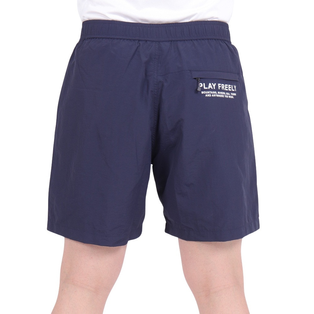 ボンファイア（Bonfire）（メンズ）撥水 軽量 ショートパンツ ポケッタブルフリーリーショーツ 50BNF4FEG2330 NVY ネイビー コンパクト