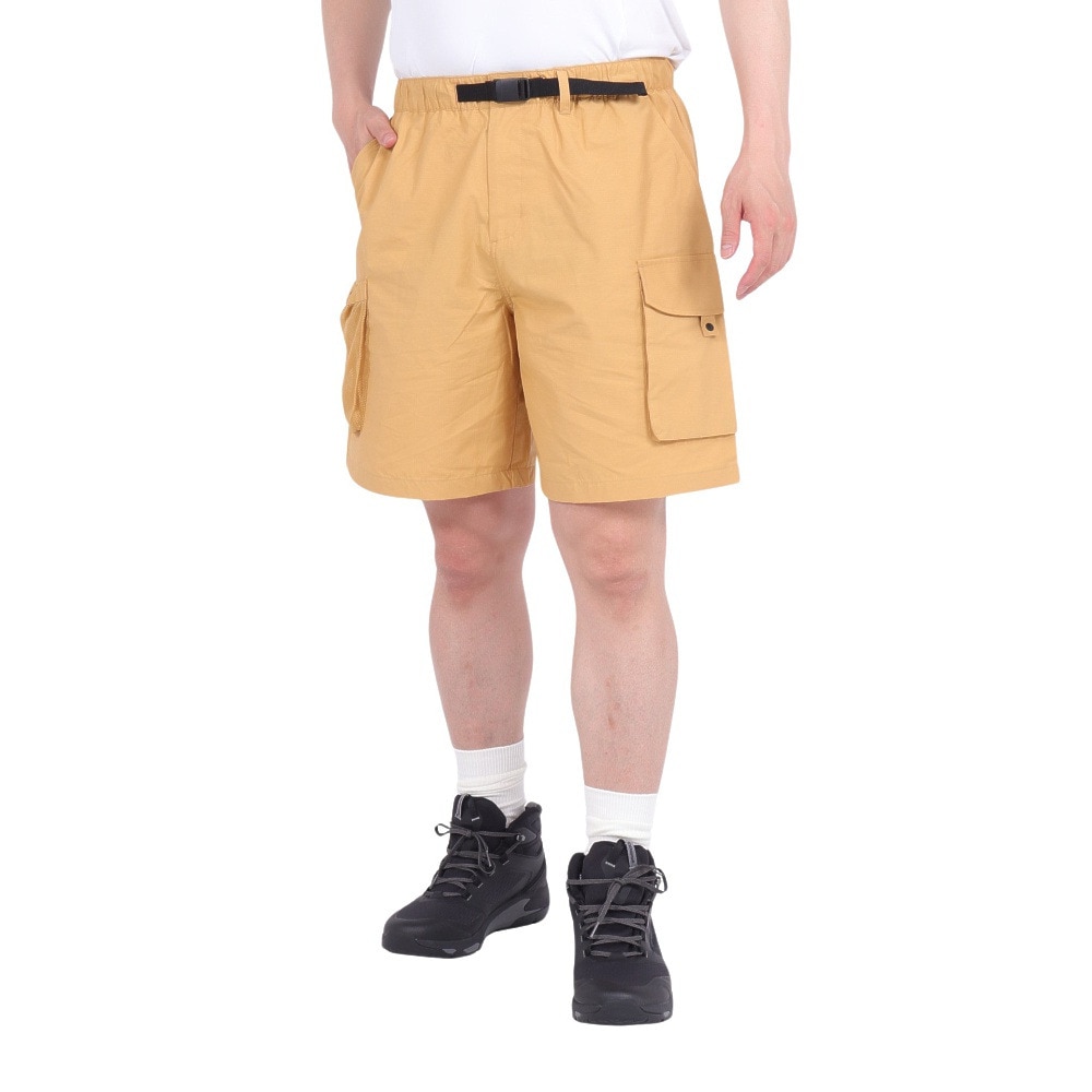 ボンファイア（Bonfire）（メンズ）撥水 高耐久 ショートパンツ タフワイドカーゴショーツ 50BNF4FEG2332 MST マスタード アクティブウェア