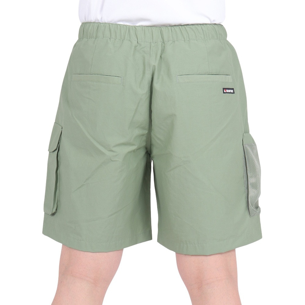 ボンファイア（Bonfire）（メンズ）撥水 高耐久 ショートパンツ タフワイドカーゴショーツ 50BNF4FEG2332 OLV オリーブ アクティブウェア