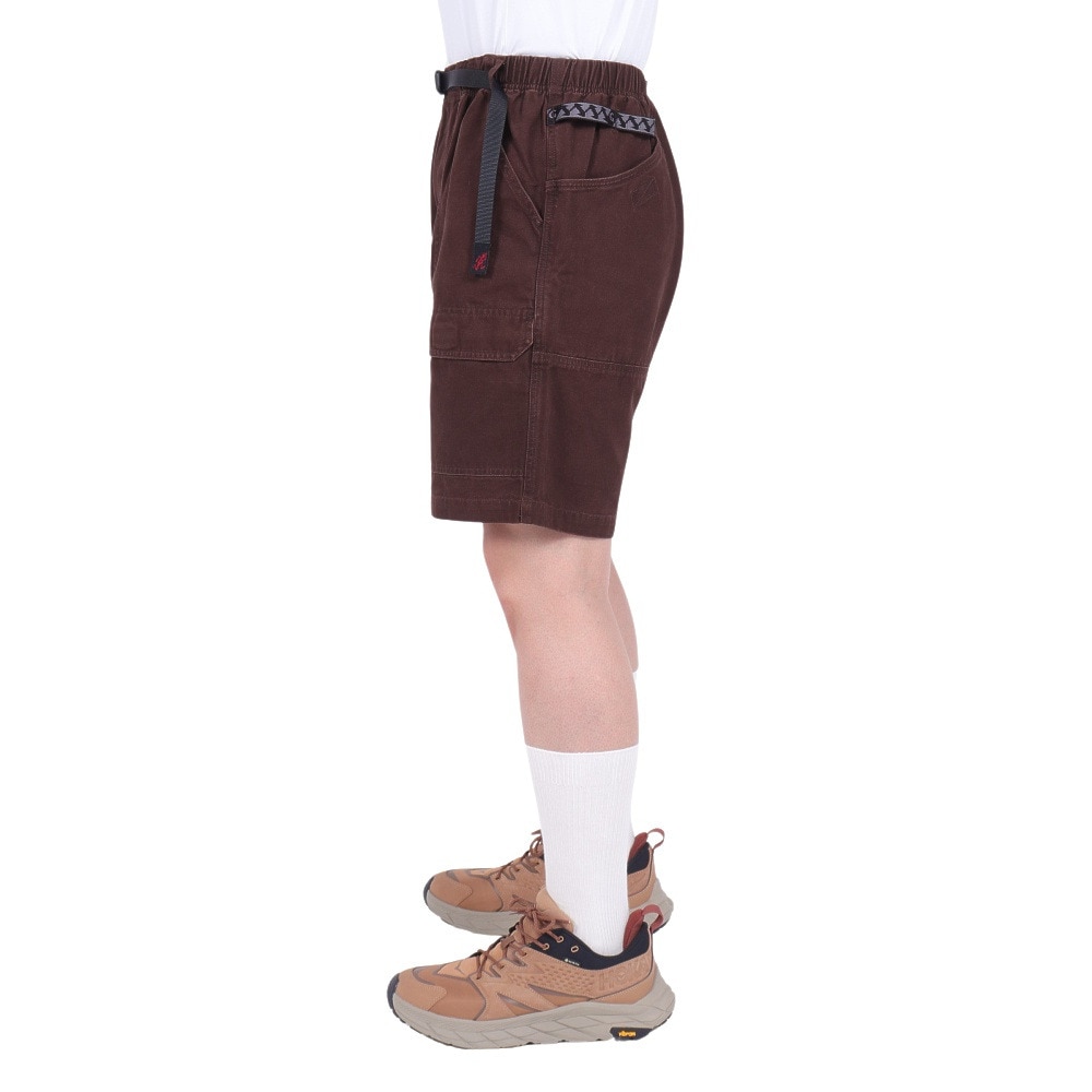 グラミチ（Gramicci）（メンズ）ショートパンツ 短パン ハーフパンツ キャンバスEQT G4SM-P005-DBRWN ブラウン 高耐久性