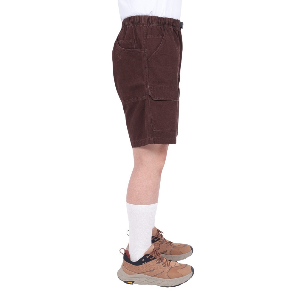 グラミチ（Gramicci）（メンズ）ショートパンツ 短パン ハーフパンツ キャンバスEQT G4SM-P005-DBRWN ブラウン 高耐久性
