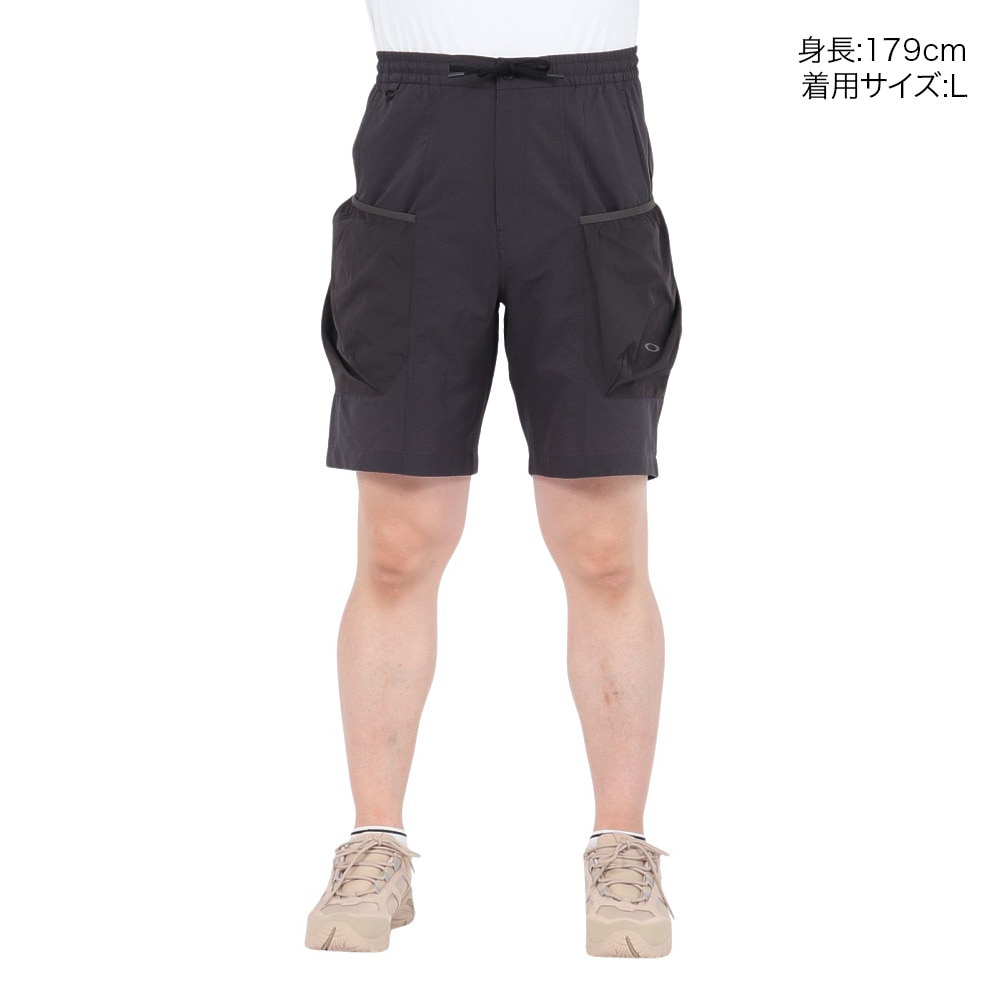 オークリー（OAKLEY）（メンズ）ショートパンツ FGL TOOL BOX ショーツ ハーフパンツ FOA407593-01N ネイビー ストレッチ 撥水