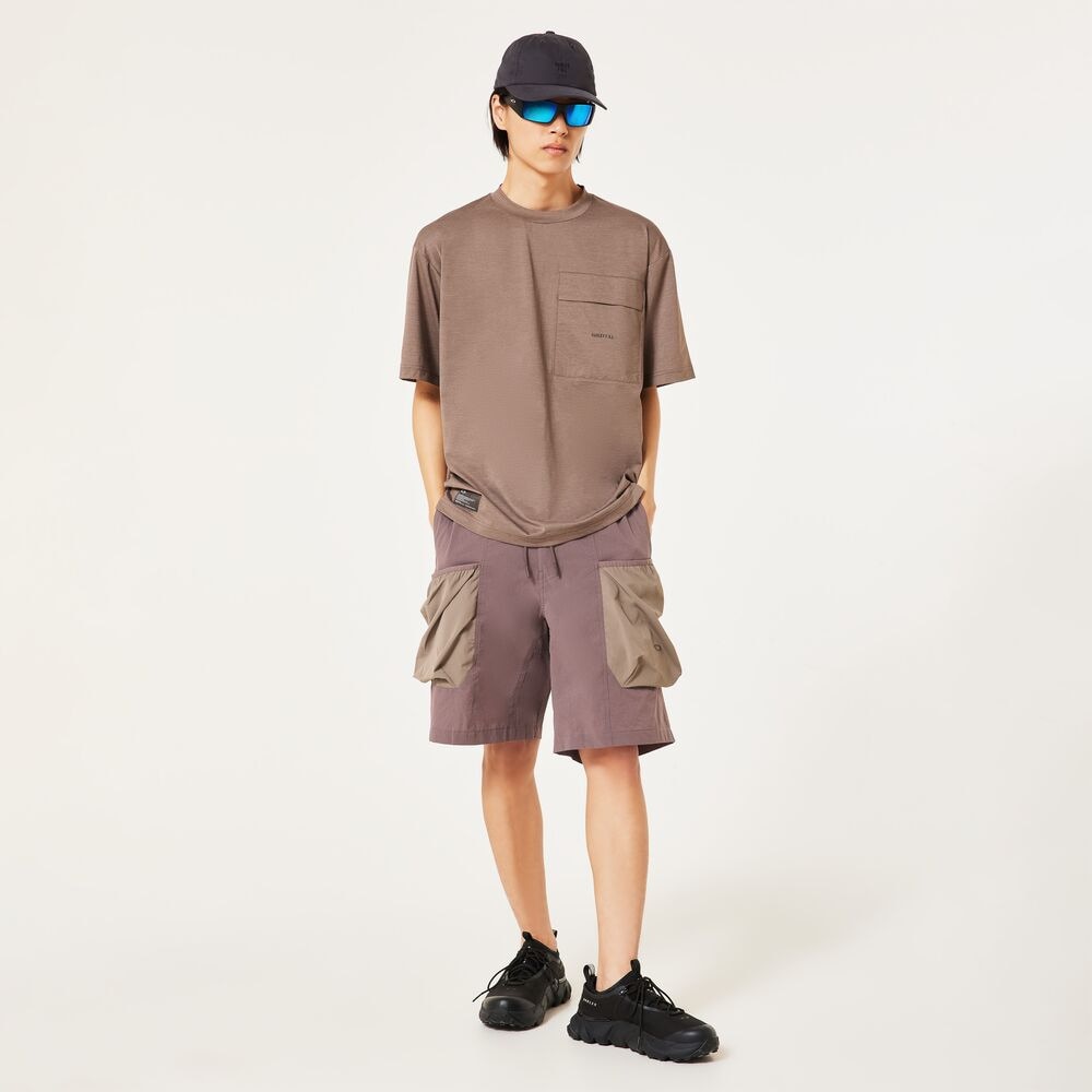 オークリー（OAKLEY）（メンズ）ショートパンツ FGL TOOL BOX ショーツ ハーフパンツ FOA407593-84H パープル 撥水 ストレッチ