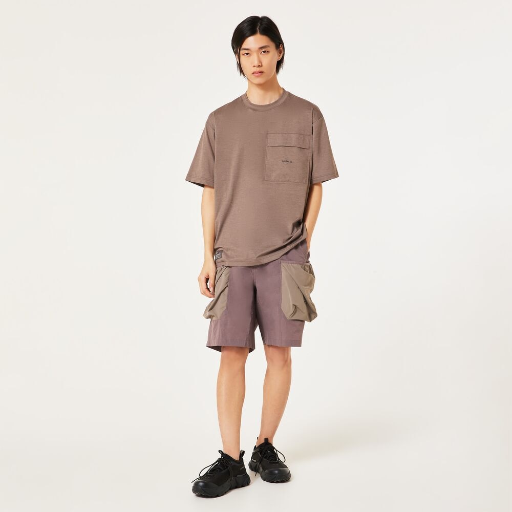 オークリー（OAKLEY）（メンズ）ショートパンツ FGL TOOL BOX ショーツ ハーフパンツ FOA407593-84H パープル 撥水 ストレッチ