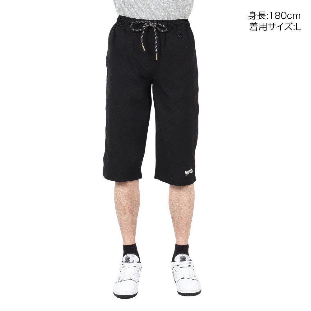 クリフメイヤー（KRIFF MAYER）（メンズ）かるさらエアーエンジョイ クロップドパンツ 2447874X/19 BLACK