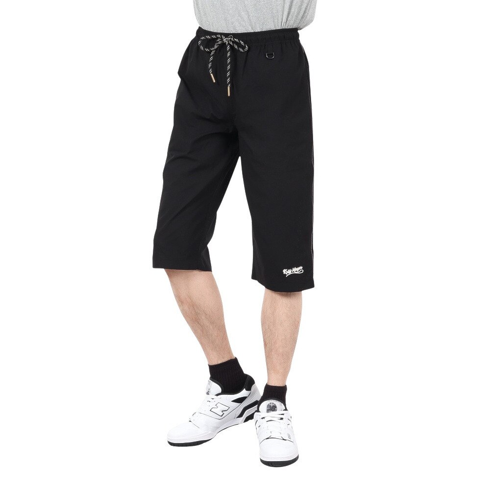 クリフメイヤー（KRIFF MAYER）（メンズ）かるさらエアーエンジョイ クロップドパンツ 2447874X/19 BLACK