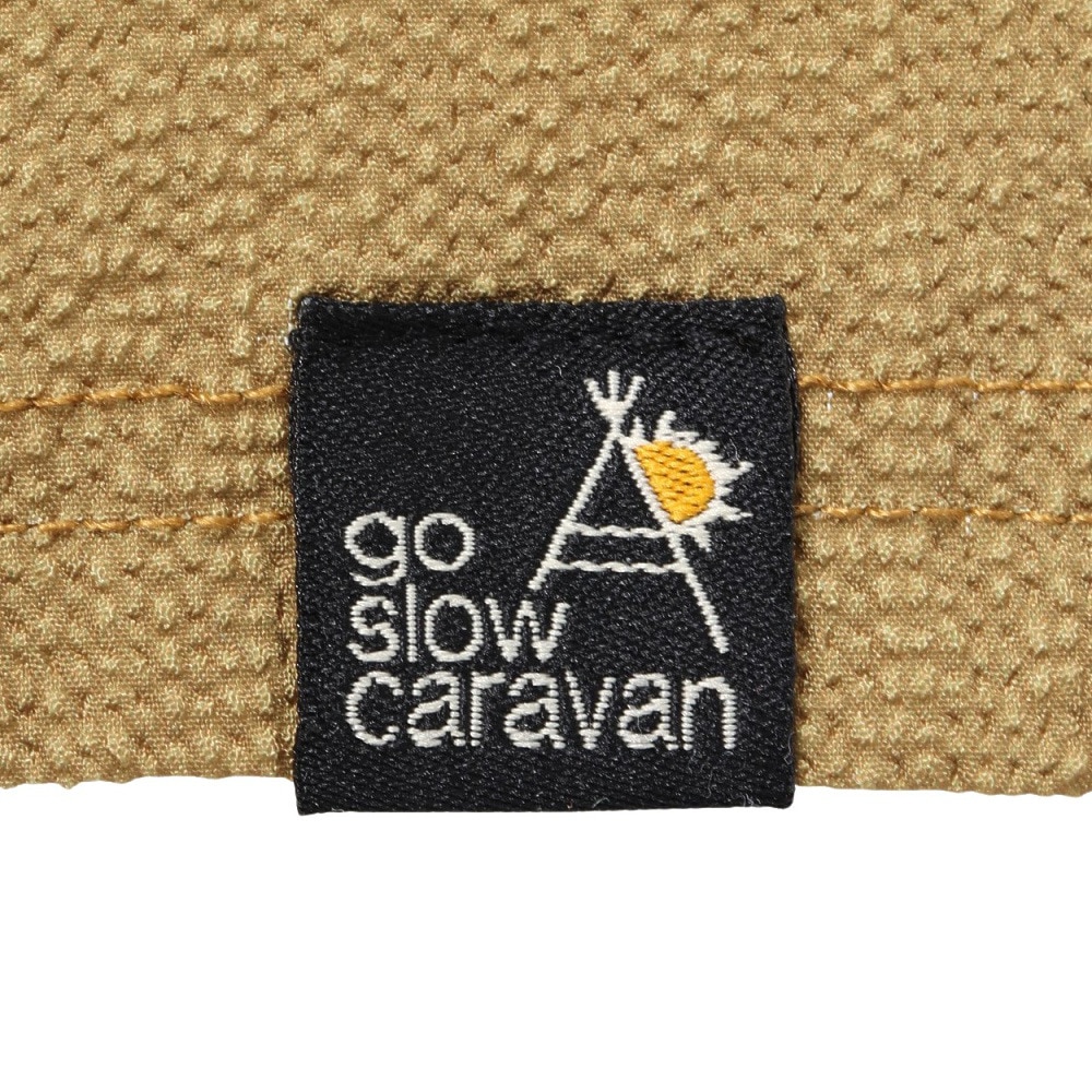 ゴースローキャラバン（GOSLOWCARAVAN）（メンズ）ストレッチサッカー 無地ショーツ 346122 BEG