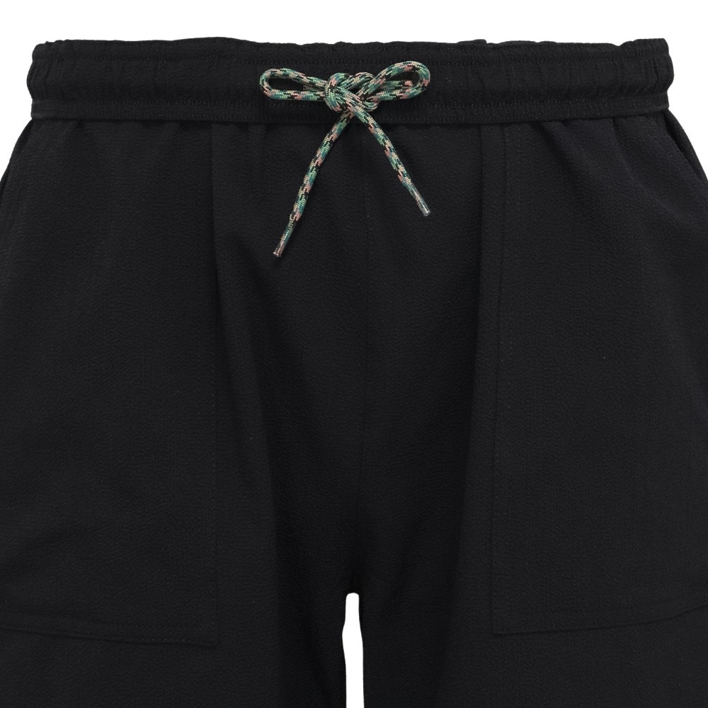 ゴースローキャラバン（GOSLOWCARAVAN）（メンズ）ストレッチサッカー 無地ショーツ 346122 BLK