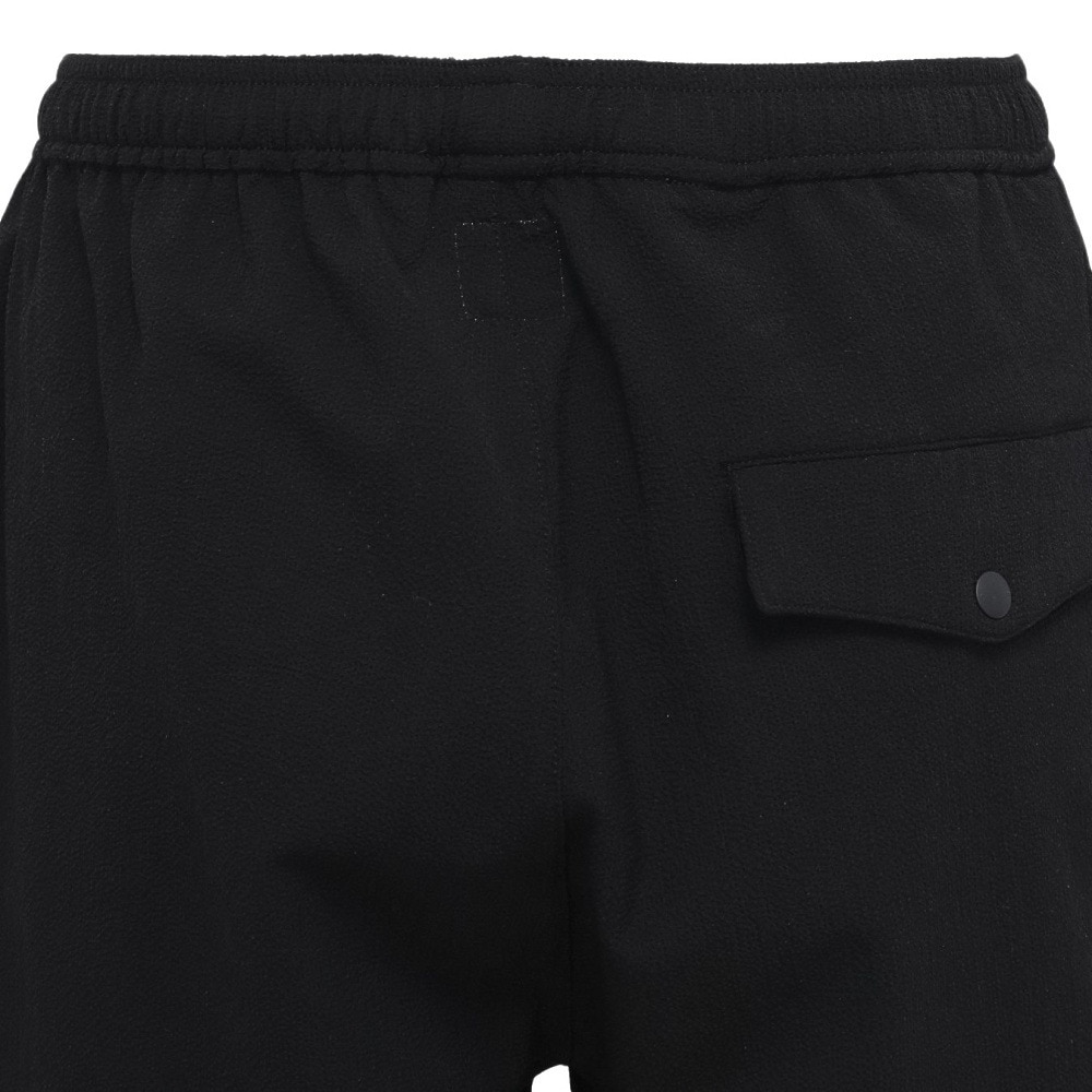 ゴースローキャラバン（GOSLOWCARAVAN）（メンズ）ストレッチサッカー 無地ショーツ 346122 BLK