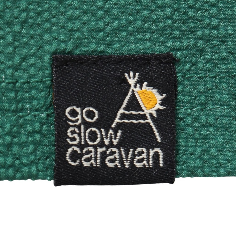 ゴースローキャラバン（GOSLOWCARAVAN）（メンズ）ストレッチサッカー 無地ショーツ 346122 GRN