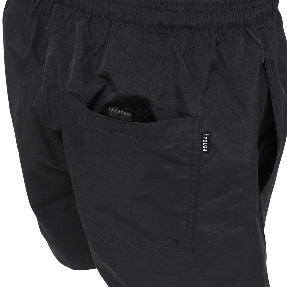 ポーラー（POLER）（メンズ）ナイロンWスタッフショーツ 6インチ 261MCV0019-BLK