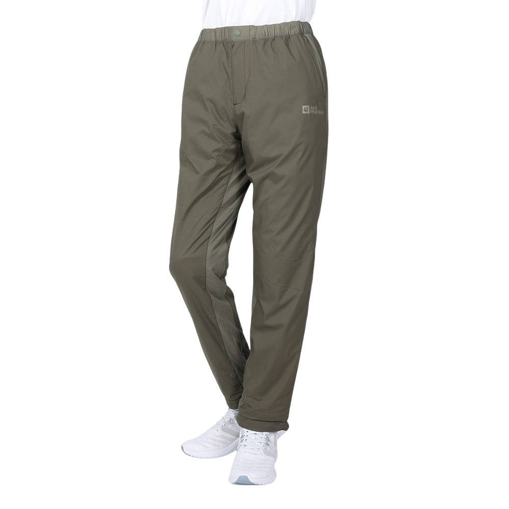 ジャックウルフスキン（JackWolfskin）（メンズ）ストレッチパンツ JP TECHFLEX WARM パンツ V2 5029842-5066 カーキ 保温 撥水 
