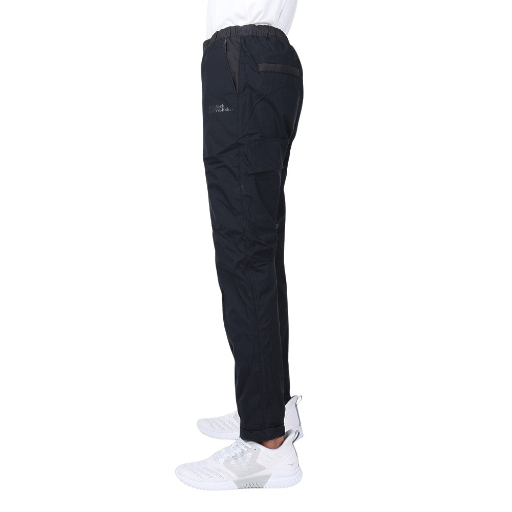 ジャックウルフスキン（JackWolfskin）（メンズ）ストレッチパンツ JP TECHFLEX WARM パンツ V2 5029842-6000 ブラック 黒パンツ 保温 撥水