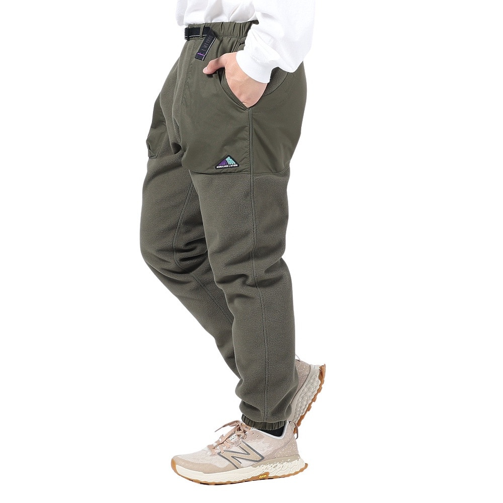 ニューバランス（new balance）（メンズ）パンツ ボトム MT1996 防風フリース ジョガーパンツ AMP35098DMO ダークモス