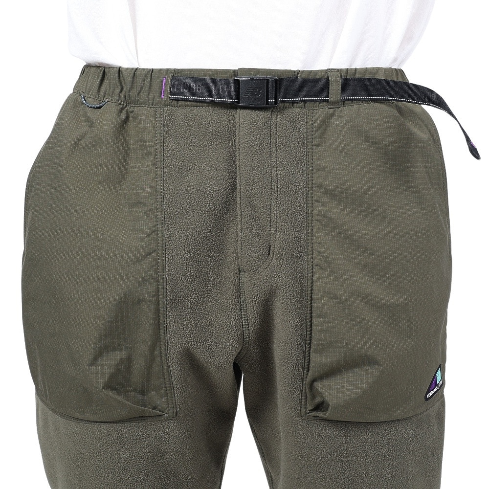 ニューバランス（new balance）（メンズ）パンツ ボトム MT1996 防風フリース ジョガーパンツ AMP35098DMO ダークモス
