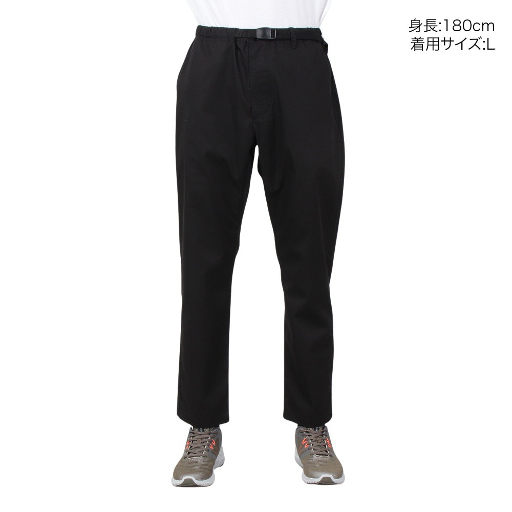 フットマーク（FOOTMARK）（メンズ）PF50+ 触感冷感 防汚 撥水 花粉付着防止 ロングパンツ 3100327-09 ブラック