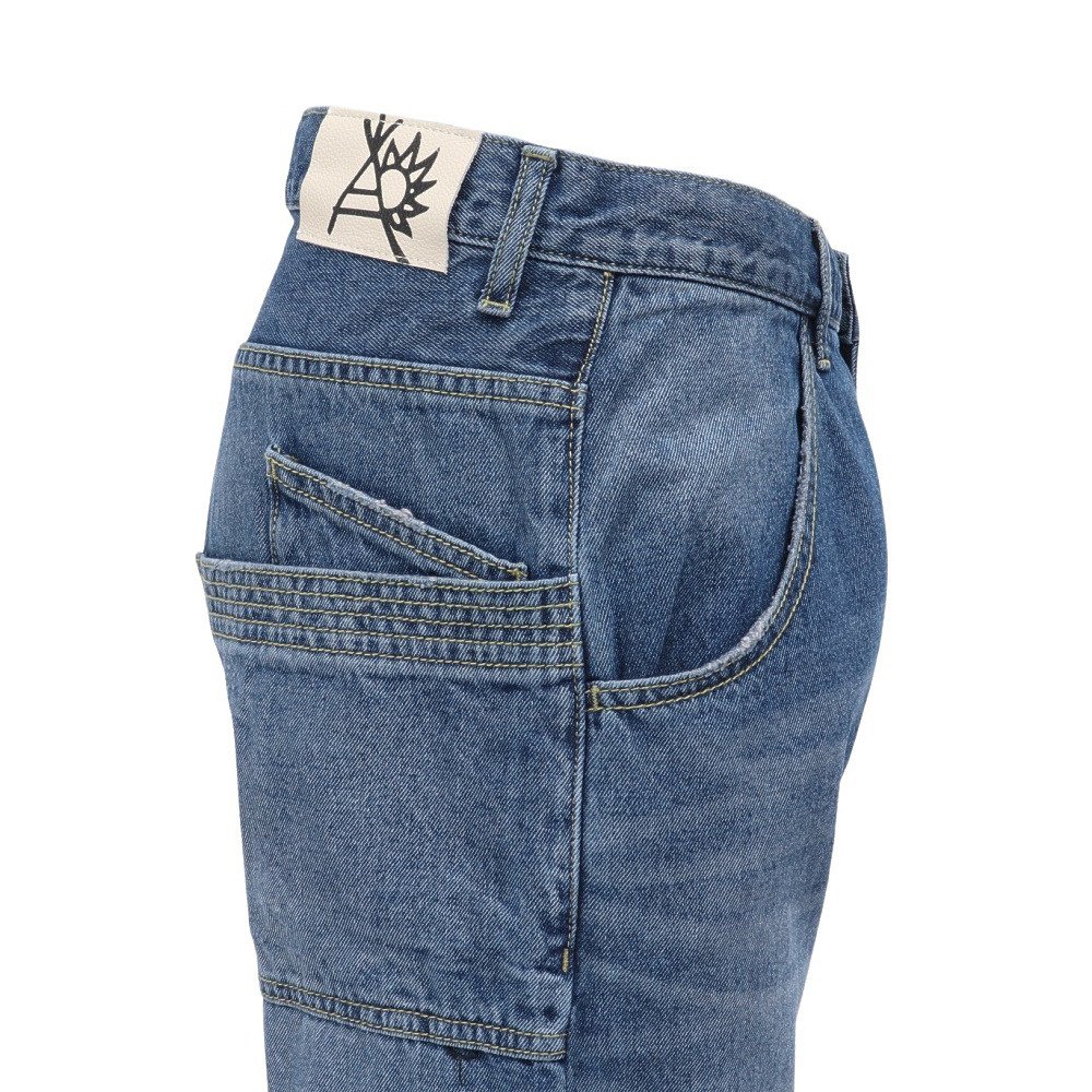 ゴースローキャラバン（GOSLOWCARAVAN）（メンズ）デニムパンツ 10oz デニムヴィンテージフェード ゆったりフレア パンツ 361502 IND