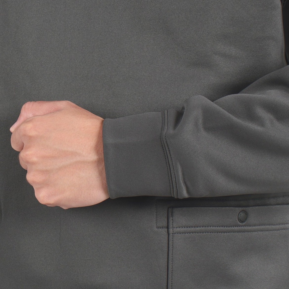 ジャックウルフスキン（JackWolfskin）（メンズ）トレーナー 裏起毛 JP URBAN THRM プルオーバー V2 5032371-6350 チャコールグレー フリース 保温性