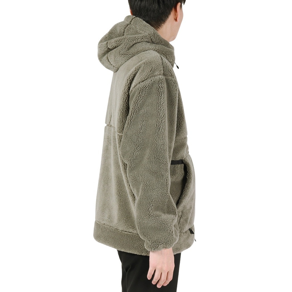 ジャックウルフスキン（JackWolfskin）（メンズ）アウター フリースジャケット JP SHERPA 3L フルジップフーディー 5032641-4550 カーキ