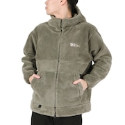 ジャックウルフスキン（JackWolfskin）（メンズ）アウター フリースジャケット JP SHERPA 3L フルジップフーディー 5032641-4550 カーキ