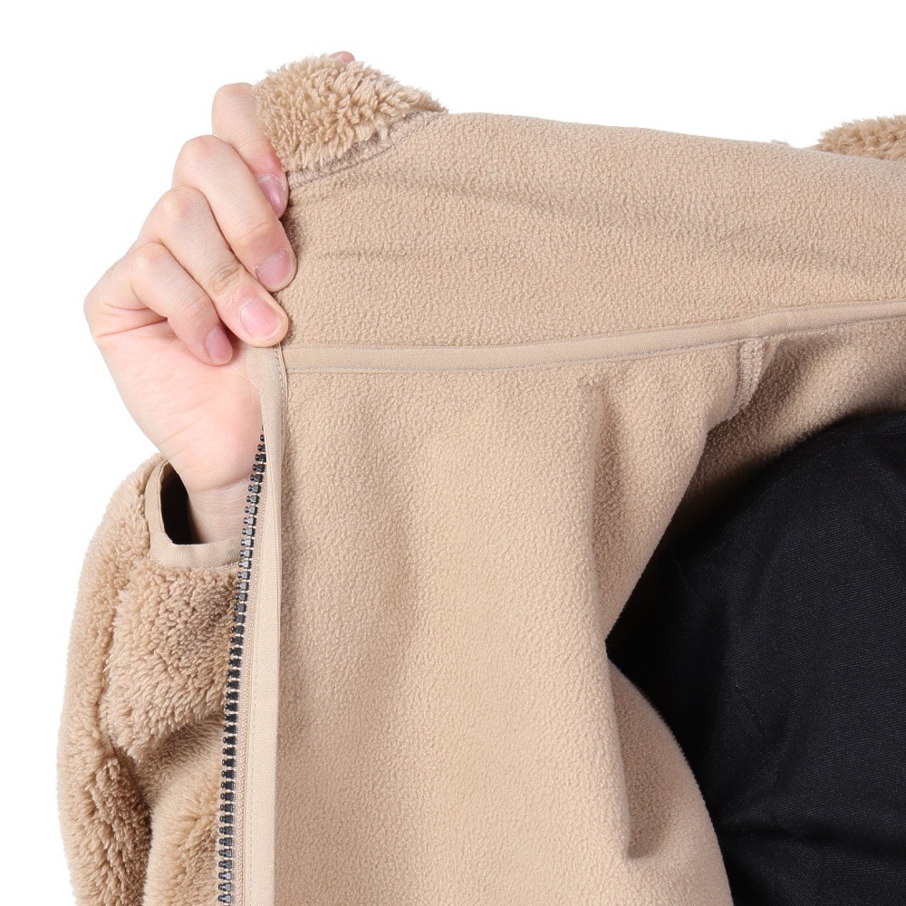 ジャックウルフスキン（JackWolfskin）（メンズ）アウター フリースジャケット JP SHERPA 3L フルジップフーディー 5032641-5605 ベージュ