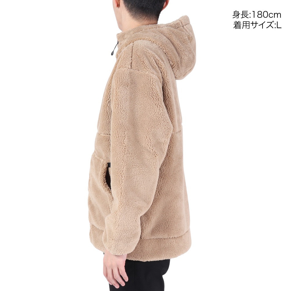 ジャックウルフスキン（JackWolfskin）（メンズ）アウター フリースジャケット JP SHERPA 3L フルジップフーディー 5032641-5605 ベージュ