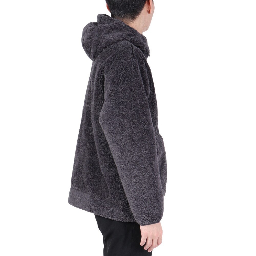 ジャックウルフスキン（JackWolfskin）（メンズ）アウター フリースジャケット JP SHERPA 3L フルジップフーディー 5032641-6350 チャコールグレー