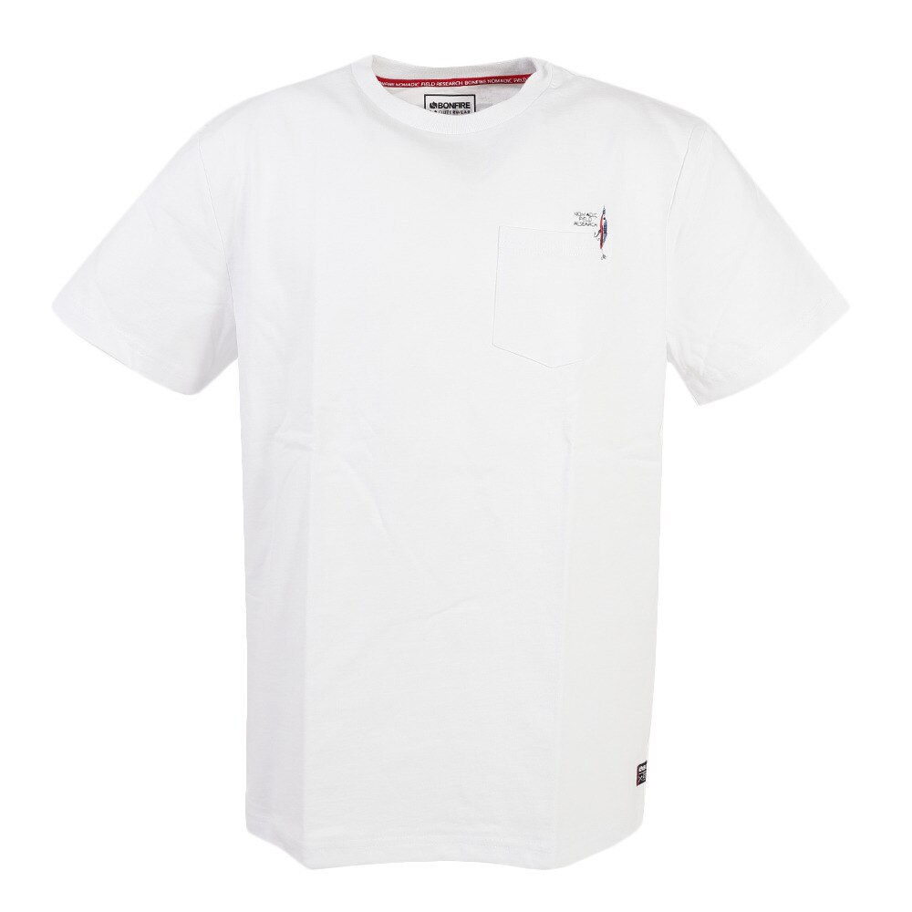  Tシャツ メンズ FISHER HC 半袖 50BNF0SCD2079 WHT