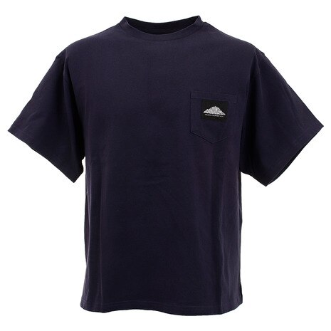 EMBRO クルーネック半袖Tシャツ MS0-000-200025 NVYの大画像