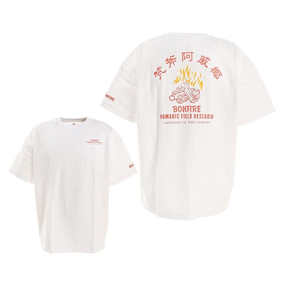  KANJI HC 半袖Tシャツ 50BNF1SCD2158 WHT