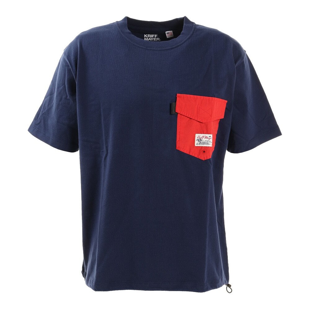  USAコットンサーフポケット 半袖Tシャツ 1964600-79:NAVY
