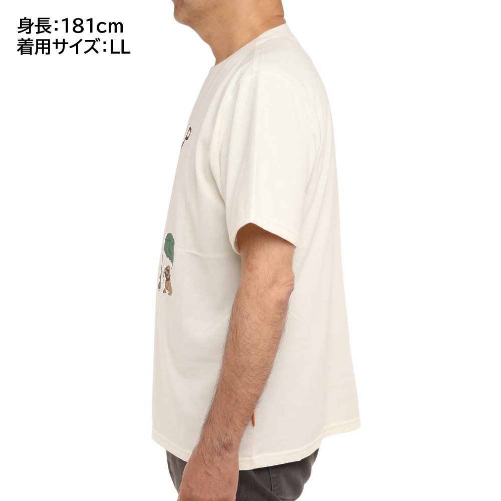 クリフメイヤー クリフメイヤー Kriff Mayer メンズ ウェットプロテクト半袖ゆるtシャツ Camp ホワイト 5 Off プリントティーシャツ トップス カジュアル スポーツ アウトドア キャンプ用品はエルブレス