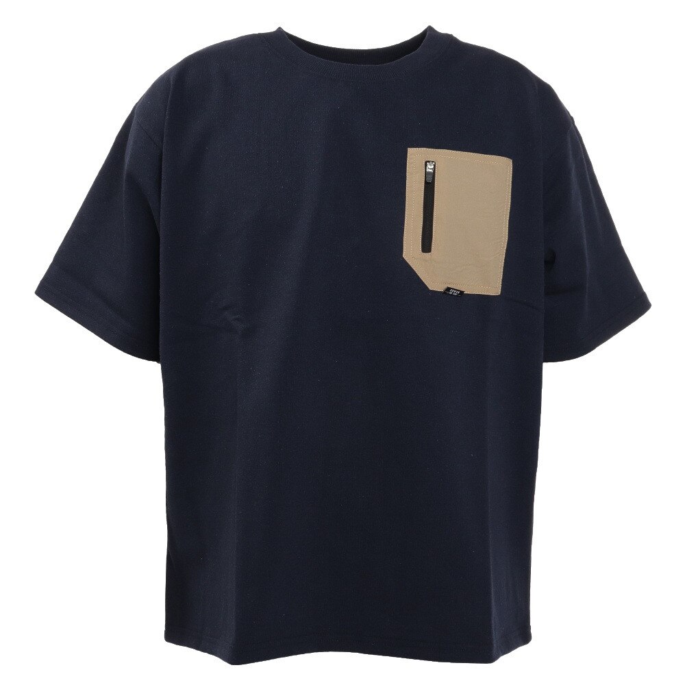  ピュアドライエコポケットTシャツ T512111-60 NAV