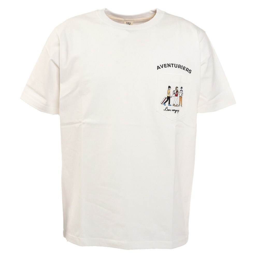  JOURNEY ポケット刺繍Tシャツ T512140-07 WHT