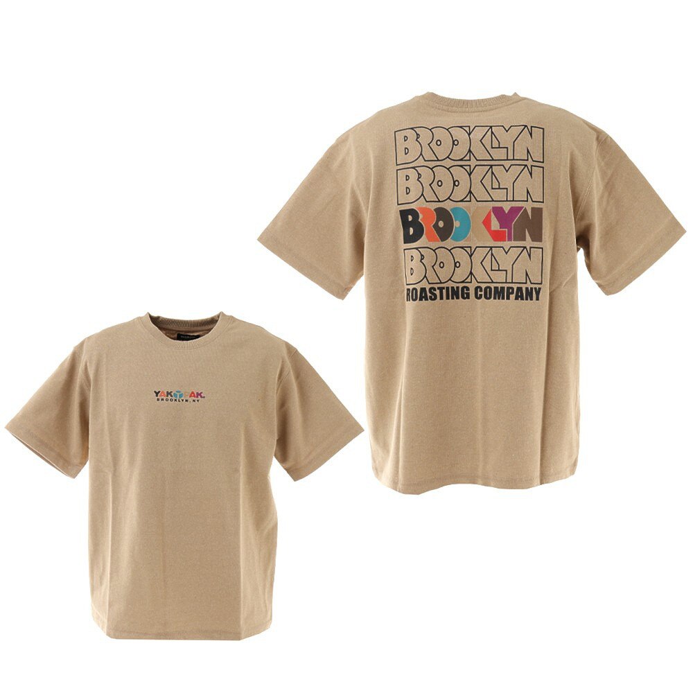 BRC ロゴプリント ECO Tシャツ T525105-35 BEI