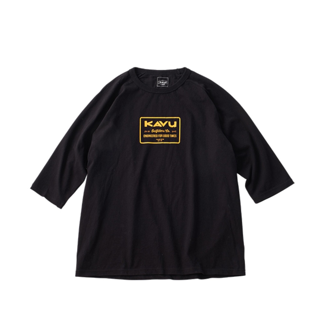  エンジニアード ベースボールTシャツ 19821016 BLK